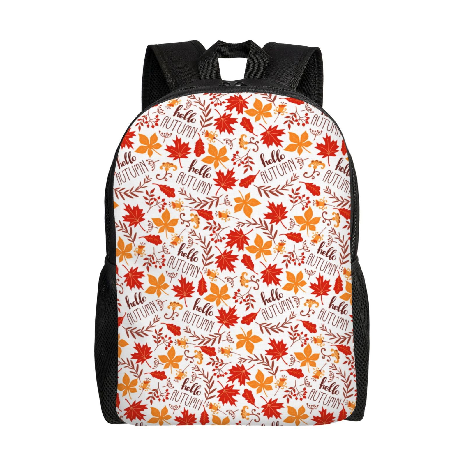 Haiem Hello Autumn Maple Leaf Backpack - Stylish and Durable 15-inch ...