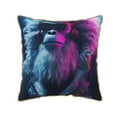 thumbnail image 1 of Haiem Hip-Hop Glasses Gorilla Print Velvet Soft Solid Decorative Square Throw Pillow Covers Set with Elegant Piping Christmas Cushion Case for Sofa Bedroom Car-20"x20", 1 of 8