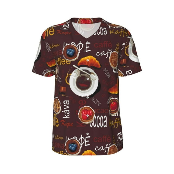 Haiem Hip Hop Hipster Baseball Jersey Button Down Shirts Sports Uniforms Men Women Jersey(A Cup Of Black Coffee On A Saucer,X-Large)