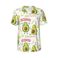 thumbnail image 1 of Haiem Hip Hop Hipster Baseball Jersey Button Down Shirts Sports Uniforms Men Women Jersey(Avocado Work Out,4X-Large), 1 of 9