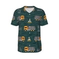 thumbnail image 1 of Haiem Hip Hop Hipster Baseball Jersey Button Down Shirts Sports Uniforms Men Women Jersey(Big Machine,Medium), 1 of 9