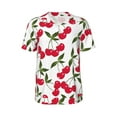thumbnail image 1 of Haiem Hip Hop Hipster Baseball Jersey Button Down Shirts Sports Uniforms Men Women Jersey(Cherry,X-Large), 1 of 9