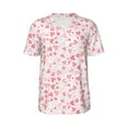 thumbnail image 1 of Haiem Hip Hop Hipster Baseball Jersey Button Down Shirts Sports Uniforms Men Women Jersey(Cute Hand Drawn Hearts,Medium), 1 of 9