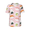 thumbnail image 1 of Haiem Hip Hop Hipster Baseball Jersey Button Down Shirts Sports Uniforms Men Women Jersey(Cute Sushi,Medium), 1 of 9