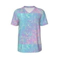 thumbnail image 1 of Haiem Hip Hop Hipster Baseball Jersey Button Down Shirts Sports Uniforms Men Women Jersey(Fantasy Gradient,Medium), 1 of 9