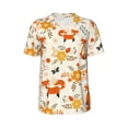 thumbnail image 1 of Haiem Hip Hop Hipster Baseball Jersey Button Down Shirts Sports Uniforms Men Women Jersey(Flower Fox,Small), 1 of 9