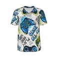 thumbnail image 1 of Haiem Hip Hop Hipster Baseball Jersey Button Down Shirts Sports Uniforms Men Women Jersey(Game All Day,Medium), 1 of 9