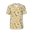 thumbnail image 1 of Haiem Hip Hop Hipster Baseball Jersey Button Down Shirts Sports Uniforms Men Women Jersey(Honey Honeycomb,Medium), 1 of 9