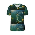 thumbnail image 1 of Haiem Hip Hop Hipster Baseball Jersey Button Down Shirts Sports Uniforms Men Women Jersey(Jelly Fish,Small), 1 of 9