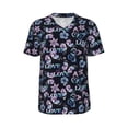 thumbnail image 1 of Haiem Hip Hop Hipster Baseball Jersey Button Down Shirts Sports Uniforms Men Women Jersey(Love Butterflies,X-Large), 1 of 9