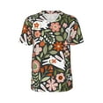 thumbnail image 1 of Haiem Hip Hop Hipster Baseball Jersey Button Down Shirts Sports Uniforms Men Women Jersey(Rabbits on Floral,X-Large), 1 of 9
