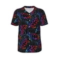 thumbnail image 1 of Haiem Hip Hop Hipster Baseball Jersey Button Down Shirts Sports Uniforms Men Women Jersey(Sea Turtle,3X-Large), 1 of 9