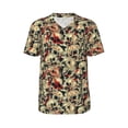 thumbnail image 1 of Haiem Hip Hop Hipster Baseball Jersey Button Down Shirts Sports Uniforms Men Women Jersey(Skulls1,Small), 1 of 9