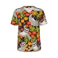 thumbnail image 1 of Haiem Hip Hop Hipster Baseball Jersey Button Down Shirts Sports Uniforms Men Women Jersey(Sloth on the Branch,4X-Large), 1 of 9