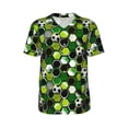 thumbnail image 1 of Haiem Hip Hop Hipster Baseball Jersey Button Down Shirts Sports Uniforms Men Women Jersey(Soccer1,XX-Large), 1 of 9