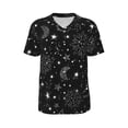thumbnail image 1 of Haiem Hip Hop Hipster Baseball Jersey Button Down Shirts Sports Uniforms Men Women Jersey(Space Galaxy,Small), 1 of 9
