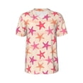 thumbnail image 1 of Haiem Hip Hop Hipster Baseball Jersey Button Down Shirts Sports Uniforms Men Women Jersey(Starfish,3X-Large), 1 of 9