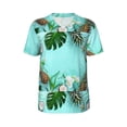 thumbnail image 1 of Haiem Hip Hop Hipster Baseball Jersey Button Down Shirts Sports Uniforms Men Women Jersey(Tropical Pineapple,Medium), 1 of 9