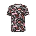 thumbnail image 1 of Haiem Hip Hop Hipster Baseball Jersey Button Down Shirts Sports Uniforms Men Women Jersey(Various Languages Mother,Medium), 1 of 9
