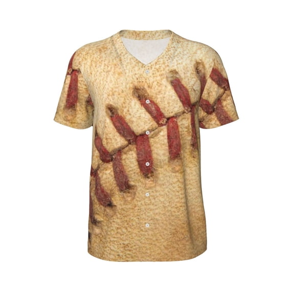 Haiem Hip Hop Hipster Baseball Jersey Button Down Shirts Sports Uniforms Men Women Jersey(Vintage Baseball,Small)