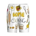 thumbnail image 1 of Haiem Home Cooking Men's Pajama Short with Soft Woven Cotton Elastic Waistband Sleep Short-Large, 1 of 9