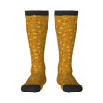 thumbnail image 1 of Haiem Honey Bee Gnomes Socks, Funny Novelty Crazy Design Cotton Socks Sports Socks Knee High Socks For Men, Women,1Pairs - Gift For Working Friends, 1 of 9