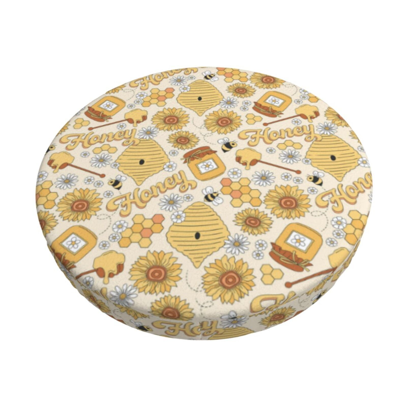 Haiem Honey Honeycomb Cushion Round Bar Chair Seat Cover Bar Chair ...