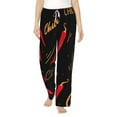 thumbnail image 1 of Haiem Hot Chili Women's Pajama Pants Ultra Lightweight Pjs Bottoms Sleepwear Bottom Pants With Pocket Drawstring-Large, 1 of 9