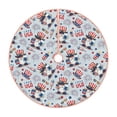 thumbnail image 1 of Haiem I Love USA Pattern Christmas Tree Skirt Merry Christmas Party Christmas Tree Decoration,New Year Decorations-36", 1 of 6