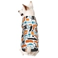 thumbnail image 1 of Haiem Industrial Transportations for Winter Dog Hoodie Sweatshirts with Pockets Warm Dog Clothes for Small Dogs Chihuahua-Medium, 1 of 7