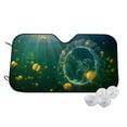 thumbnail image 1 of Haiem Jelly Fish Car Windshield Sun Shade - Blocks UV Rays Sun Visor Protector, Sunshade to Keep Your Vehicle Cool, Universal Fit SUV Van Sedan-Medium, 1 of 7