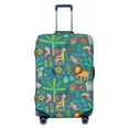 thumbnail image 1 of Haiem Jungle Animals Luggage Cover Printed Suitcase Covers for Luggage Elastic Washable Suitcase Protector Fits 18-32 Inch Luggage-Small, 1 of 9