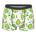thumbnail image 1 of Haiem Kawaii Avocado Men's Boxer Briefs, Every Day Comfort Stretch Cotton Moisture-Wicking Underwear-Large, 1 of 9