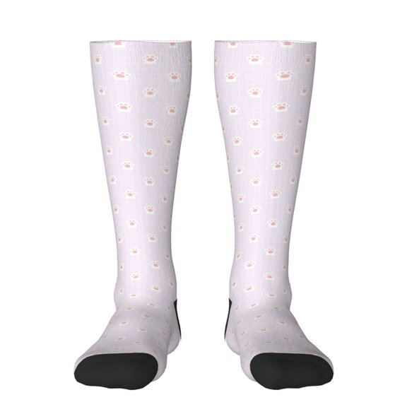 Haiem Kawaii Cat Paw Socks, Funny Novelty Crazy Design Cotton Socks Sports Socks Knee High Socks For Men, Women,1Pairs - Gift For Working Friends