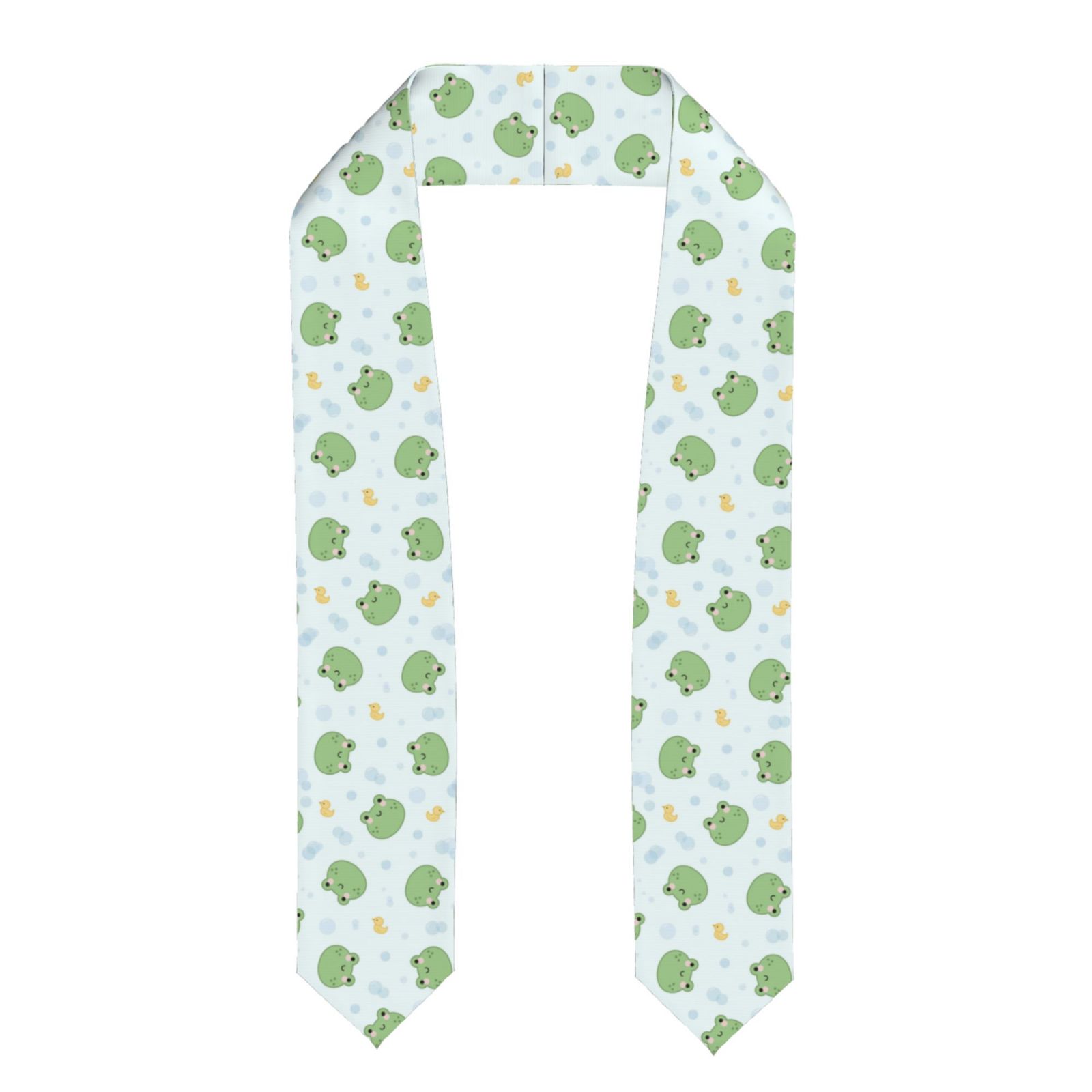 Haiem Kawaii Frogs Pattern Graduation Stole 2024 | Premium Satin Sash ...