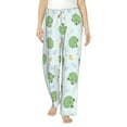 thumbnail image 1 of Haiem Kawaii Frogs Women's Pajama Pants Ultra Lightweight Pjs Bottoms Sleepwear Bottom Pants With Pocket Drawstring-Large, 1 of 9