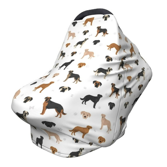 Haiem Labrador Retriever Dog Baby Nursing Cover & Nursing Poncho - Multi Use Cover for Baby Car Seat Canopy, Stroller Cover, 360°Full Privacy Breastfeeding Coverage