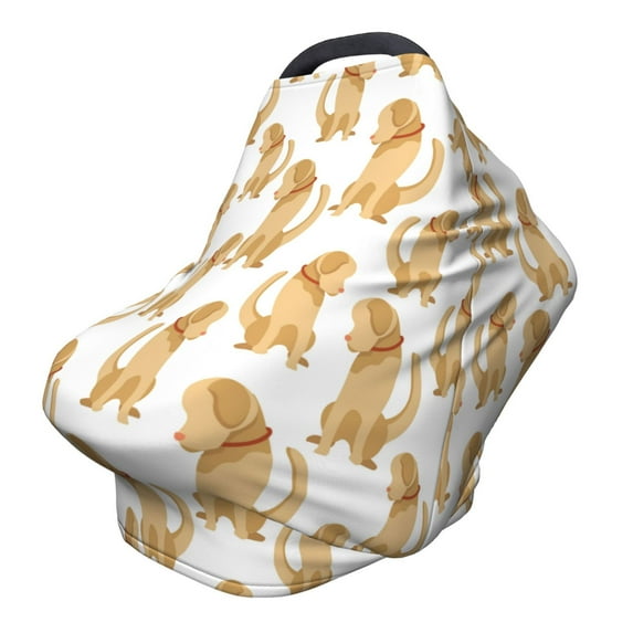 Haiem Labrador Retriever Dog Baby Nursing Cover & Nursing Poncho - Multi Use Cover for Baby Car Seat Canopy, Stroller Cover, 360°Full Privacy Breastfeeding Coverage