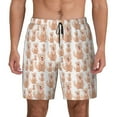 thumbnail image 1 of Haiem Labrador Retriever Dog Mens Swim Trunks with Compression Liner 2 in 1 Swimming Shorts Stretch Swimwear Quick Dry,Board Shorts-3X-Large, 1 of 9