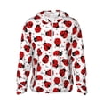 thumbnail image 1 of Haiem Ladybug And Heart UPF 50+ Fishing Shirts for Men Long Sleeve UV Sun Protection Hoodie Non-Mask Outdoor Hiking Shirts, 1 of 8