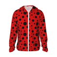 thumbnail image 1 of Haiem Ladybug Pattern UPF 50+ Fishing Shirts for Men Long Sleeve UV Sun Protection Hoodie Non-Mask Outdoor Hiking Shirts, 1 of 9