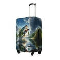 thumbnail image 1 of Haiem Largemouth Bass Jumping Out of The Water Pattern Luggage Cover Printed Suitcase Covers for Luggage Elastic Washable Suitcase Protector Fits 18-32 Inch Luggage-X-Large, 1 of 7
