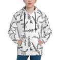 thumbnail image 1 of Haiem Lavender Flowers Pattern Boys Hoodie, Youth Pullover Hooded Sweatshirt, Kangaroo Pocket Hoodie for Kids Girls -X-Large, 1 of 6