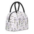 thumbnail image 1 of Haiem Lavender Flowers Printed Lunch Bag Women, Lunch Box Lunch Bag for Women, Small Leakproof Cute Lunch Tote Large Capacity Reusable Insulated Cooler Lunch Container, 1 of 6