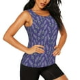 thumbnail image 1 of Haiem Lavender Flowers Workout Tank Tops for Women, Athletic Sports Slim-Fit Tank Tops, Compression Sleeveless Dry Fit Shirts,Athletic Shirt-Large, 1 of 9