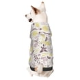 thumbnail image 1 of Haiem Lavender Flowers for Winter Dog Hoodie Sweatshirts with Pockets Warm Dog Clothes for Small Dogs Chihuahua-Medium, 1 of 7
