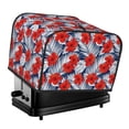 thumbnail image 1 of Haiem Leaves And Flowers Print Toaster Covers 4 Slice Wide Slot,Bread Dust Cover & Fingerprint Protection,Bread Machine Cover,Appliance Covers, 1 of 7