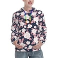 thumbnail image 1 of Haiem Leaves Flower for Men's Fashion Hoodies & Sweatshirts with Kangaroo Pocket,Hooded Sweatshirt with Eye-catching Drawstrings-XX-Large, 1 of 7