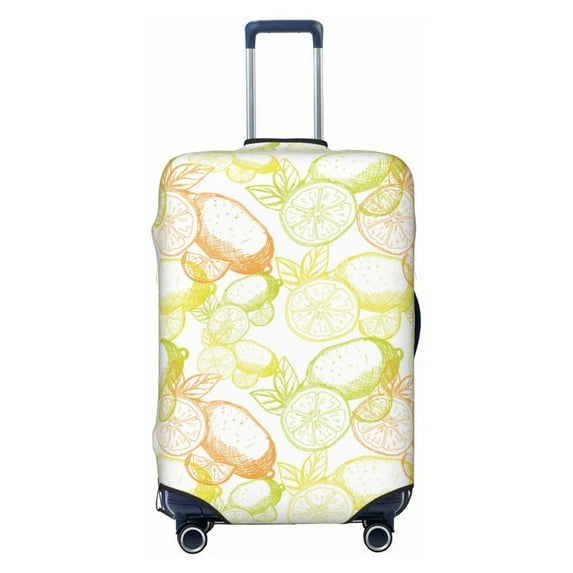 Haiem Lemon Potatoes Luggage Cover Printed Suitcase Covers for Luggage Elastic Washable Suitcase Protector Fits 18-32 Inch Luggage(without luggage)-Large