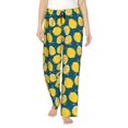 thumbnail image 1 of Haiem Lemon Women's Pajama Pants Ultra Lightweight Pjs Bottoms Sleepwear Bottom Pants With Pocket Drawstring-Large, 1 of 7